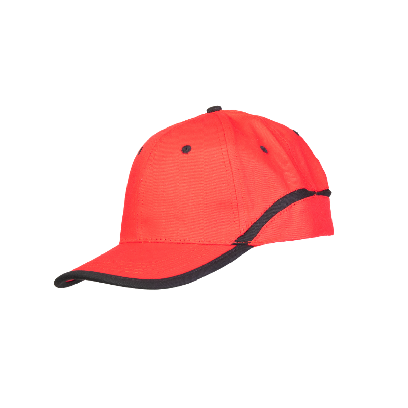 CZAPKA BASEBALL CZERWONO-CZARNA