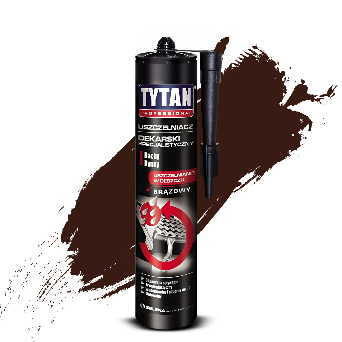 USZCZELNIACZ DEKARSKI BRĄZOWY TYTAN PROFESSIONAL 280ML
