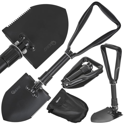 SAPERKA SKŁADANA 2w1 BLACK SURVIVAL SERIES 