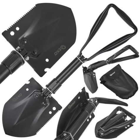 SAPERKA SKŁADANA 5w1 BLACK SURVIVAL SERIES 