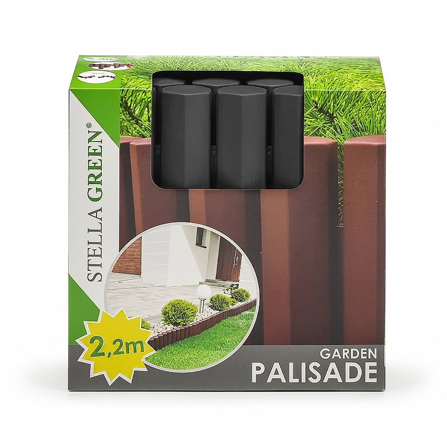 PALISADA OGRODOWA ANTRACYT 270MM OP.8 SZT