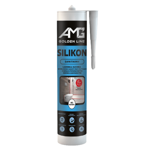 SILIKON SANITARNY AMG - BEZBARWNY 280ML