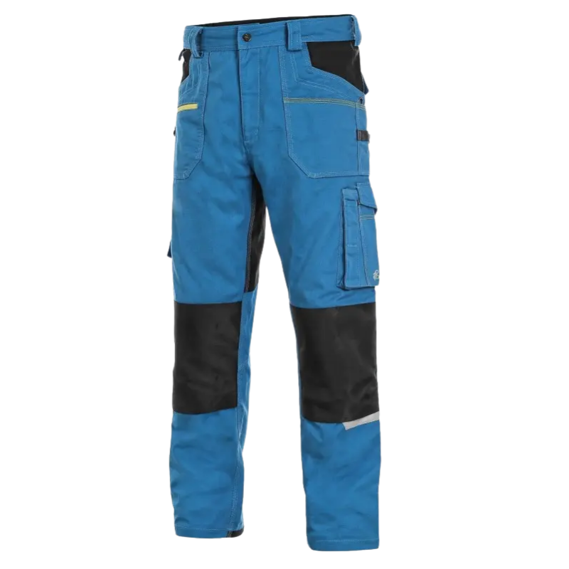SPODNIE ROBOCZE  PAS CXS STRETCH NIEBIES-CZARNE SKRÓCONE R.50