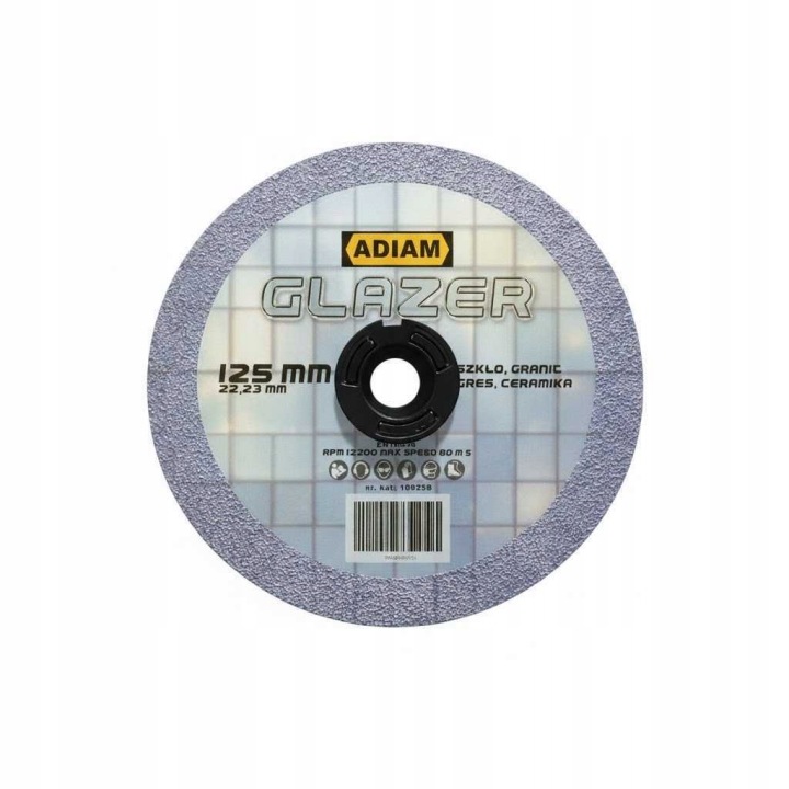 TARCZA GLAZER 125*22,23MM