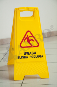 POTYKACZ ZÓŁTY ŚLISKA PODŁOGA ANRO PCV
