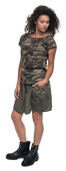 KOSZULKA CRIMSON DAMSKA CAMO ZIELONE ROZMIAR XL+
