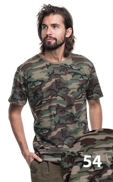 KOSZULKA CRIMSON MĘSKA CAMO ZIELONA ROZM XXXL