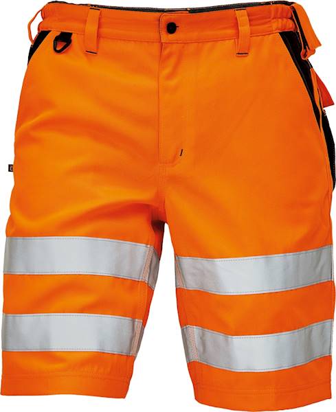 KRÓTKIE SPODNIE CERVA KNOXFIELD HV POMARAŃCZ R52