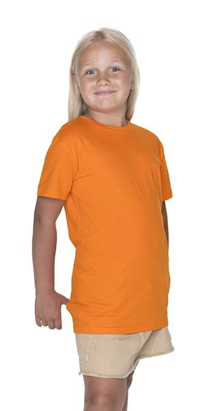 KOSZULKA DZIECIĘCA STANDARD KID 150 POMARAŃCZOWA