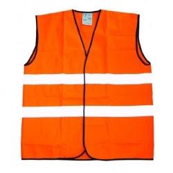 KAMIZELKA OSTRZEGAWCZA POMARAŃCZ  ROZM 2XL