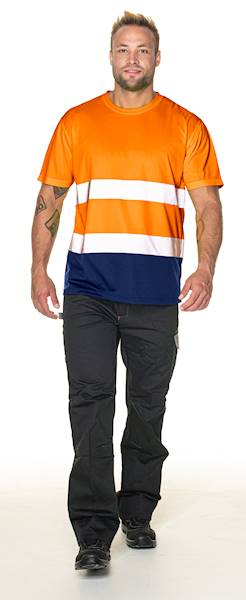 KOSZULKA MARK KRÓTKI RĘKAW HI-VIS POMAR ROZM XXXL