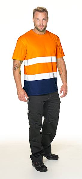 KOSZULKA MARK KRÓTKI RĘKAW HI-VIS POMAR ROZM XXXL
