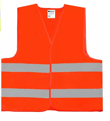 KAMIZELKA OSTRZEGAWCZA POMARAŃCZ  PROOF ROZM XXL