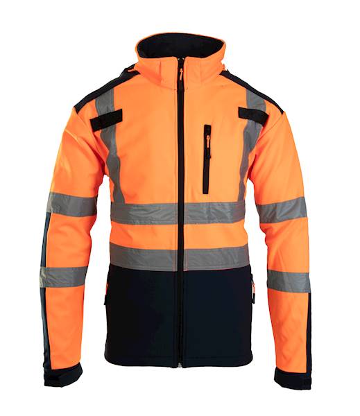 SOFTSHELL POLSTAR BRIXTON POMARAŃCZOWY ROZM M