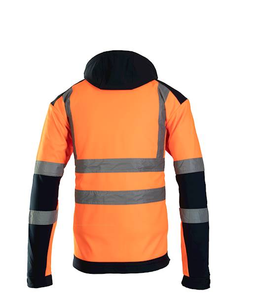 SOFTSHELL POLSTAR BRIXTON POMARAŃCZOWY ROZM XL