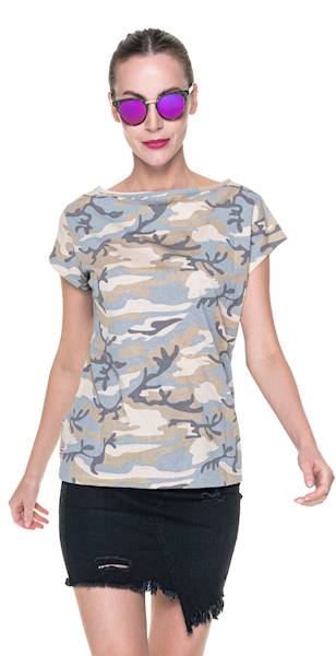 KOSZULKA CRIMSON DAMSKA CAMO JASNE ROZMIAR XL