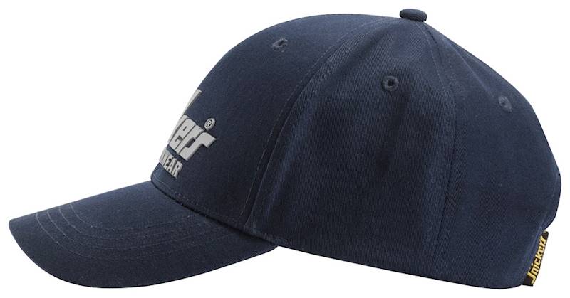 CZAPKA SNICKERS Z DASZKIEM 9041 LOGO GREY