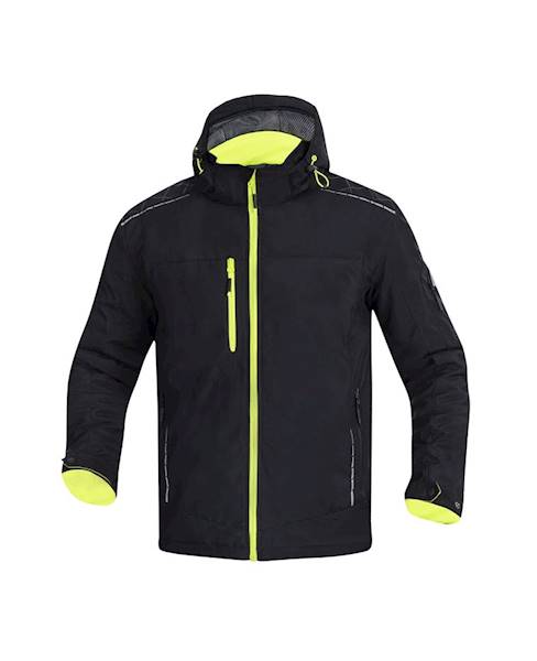 KURTKA ZIMOWA ARDON VISION CZARNA/ŻÓŁTA ROZM 4XL