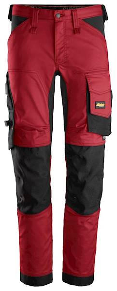 SPODNIE SNICKERS AW STRETCH RED 6341 ROZM 52