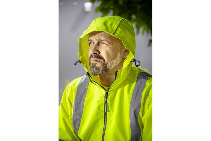 KURTKA HOGERT PRZECIWDESZCZOWA HI-VIS ŻÓŁ NIMS 3XL