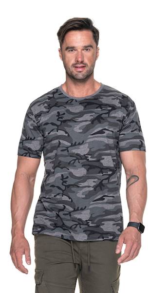 KOSZULKA CRIMSON MĘSKA CAMO SZARA ROZM L