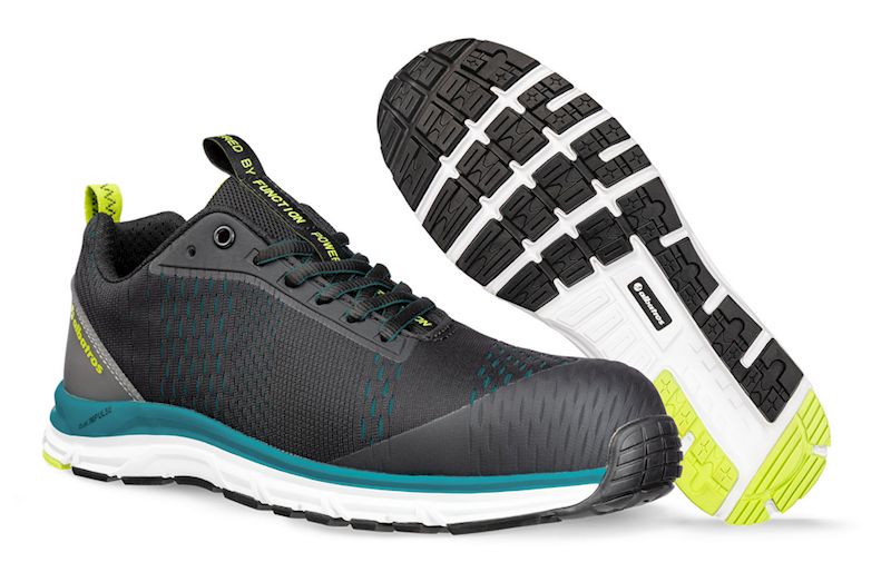 PÓŁBUTY ALBATROS AER55 IMPULSE BLACK/BLUE S1P R 44