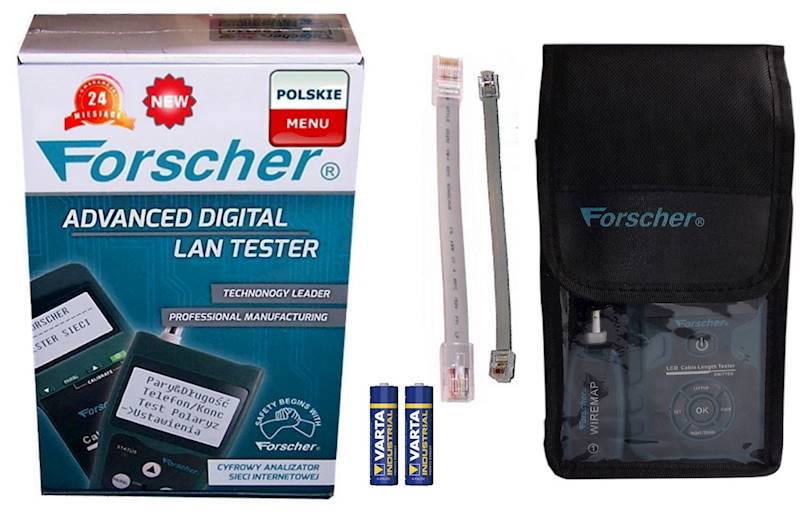 TESTER OKABLOWANIA SIECI LAN FORSCHER FS8109