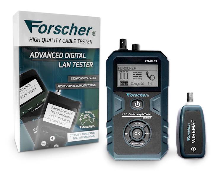 TESTER OKABLOWANIA SIECI LAN FORSCHER FS8109