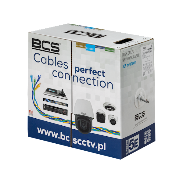 KABEL SKRĘTKA UTP BCS-U/UTP-CAT5E-LSOH 305m