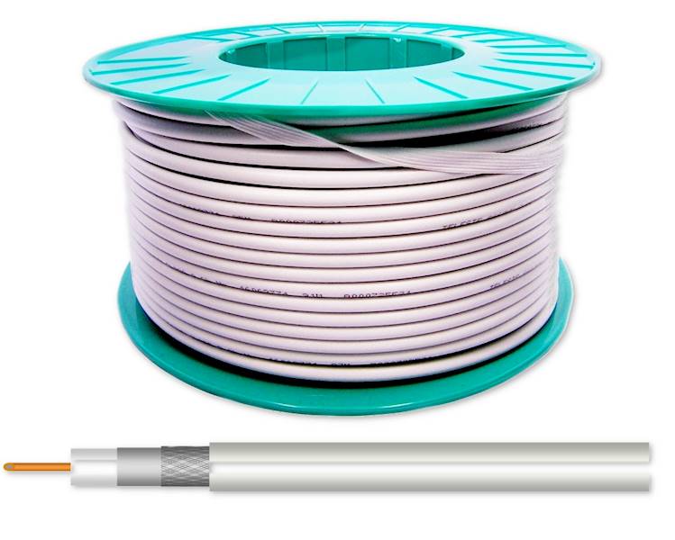 KABEL SAT. TELESTE S660WV BIAŁY 10m 