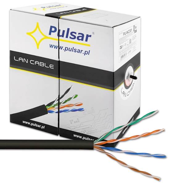 KABEL SKRĘTKA UTP Cat5e PULSAR PU-NC301 (305 m)