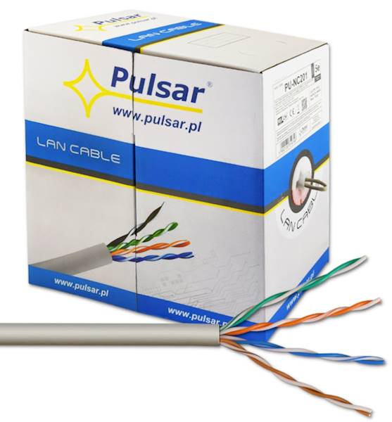 KABEL SKRĘTKA UTP Cat5e PULSAR PU-NC201 (305 m)