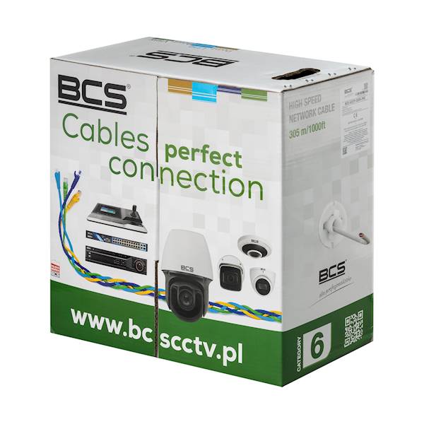 KABEL SKRĘTKA UTP BCS-U/UTP-CAT6-PVC 305m