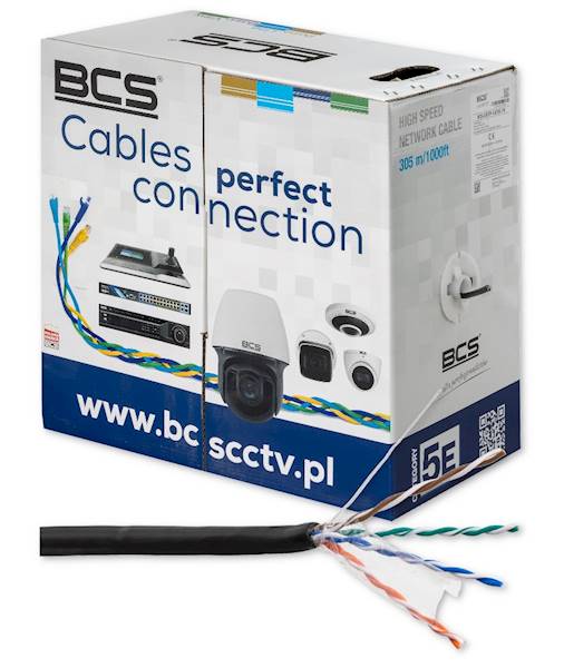 KABEL SKRĘTKA UTP BCS-U/UTP-CAT5E-PE 305m