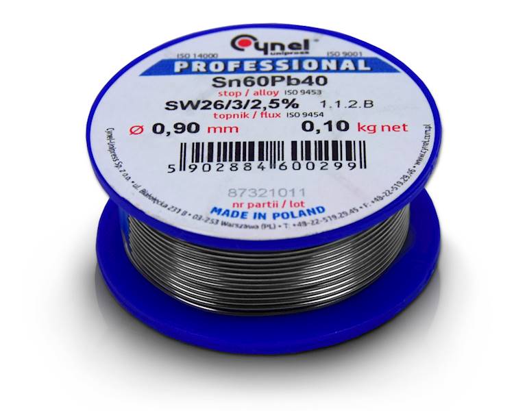 CYNA 100g 0,9 mm Cynel Sn60Pb40 SW26
