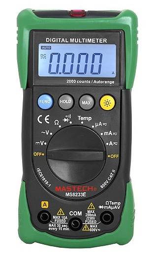 MIERNIK UNIWERSALNY MASTECH  MS8233E
