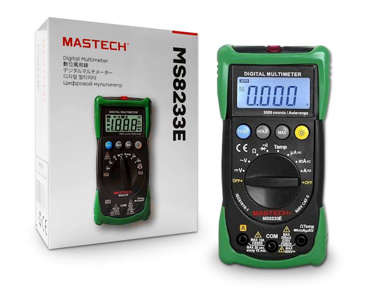 MIERNIK UNIWERSALNY MASTECH  MS8233E