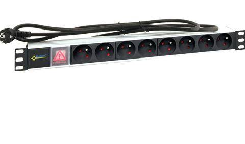 RACK Listwa Zasilająca 230V 8 gniazd RALZ