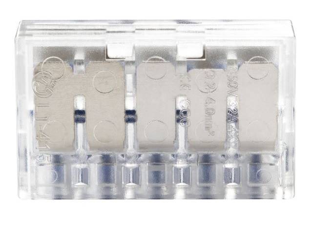 SZYBKOZŁĄCZKA 5-przew;0,75-4mm2;450V/24A 10szt