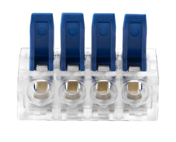 SZYBKOZŁĄCZKA 4-przew;0,75-4mm2;450V/24A 10szt