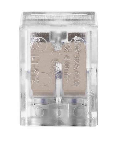 SZYBKOZŁĄCZKA 2-przew;0,75-4mm2;450V/32A 10szt
