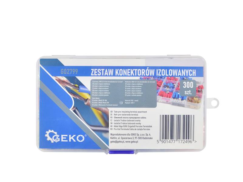 KONEKTORY IZOLOWANE ZESTAW G02799 300szt