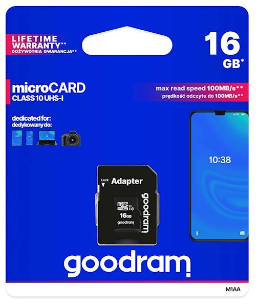 KARTA PAMIĘCI micro SDHC 16GB