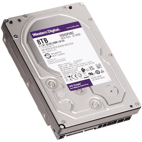 Dysk HDD WD Purple WD85PURZ 8TB/SATA