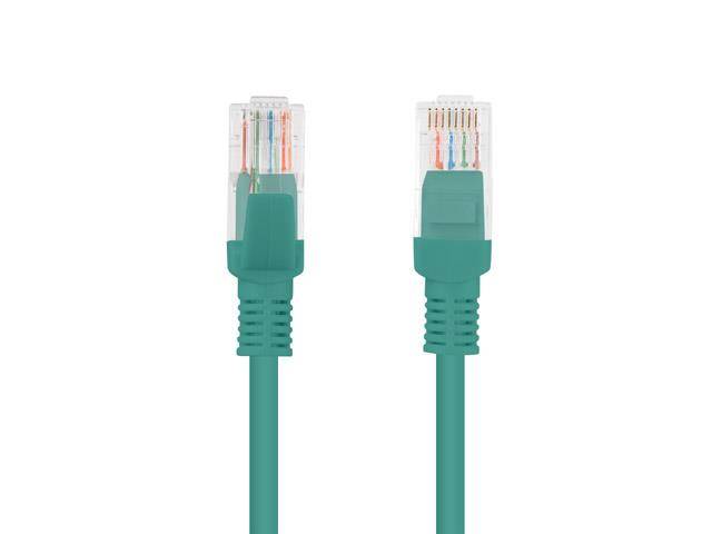 Patchcord UTP kat. 5e 0.25m zielony