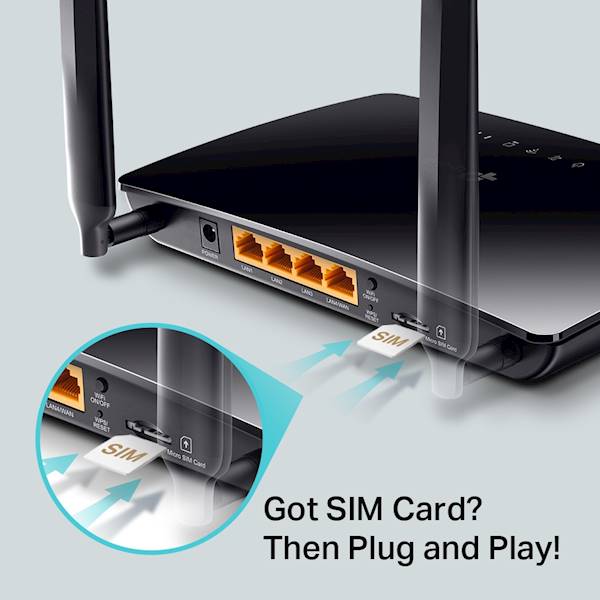 ROUTER GSM LTE TPLINK MR200