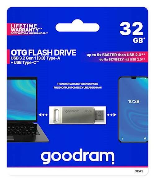 PENDRIVE USB 32GB ODA3 GOODRAM