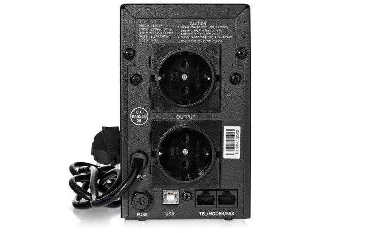 UPS ZASILACZ AWARYJNY AT-UPS650 LED