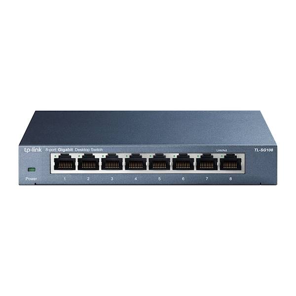 SWITCH TP-LINK SG108 (8xLAN 1Gb/s) 