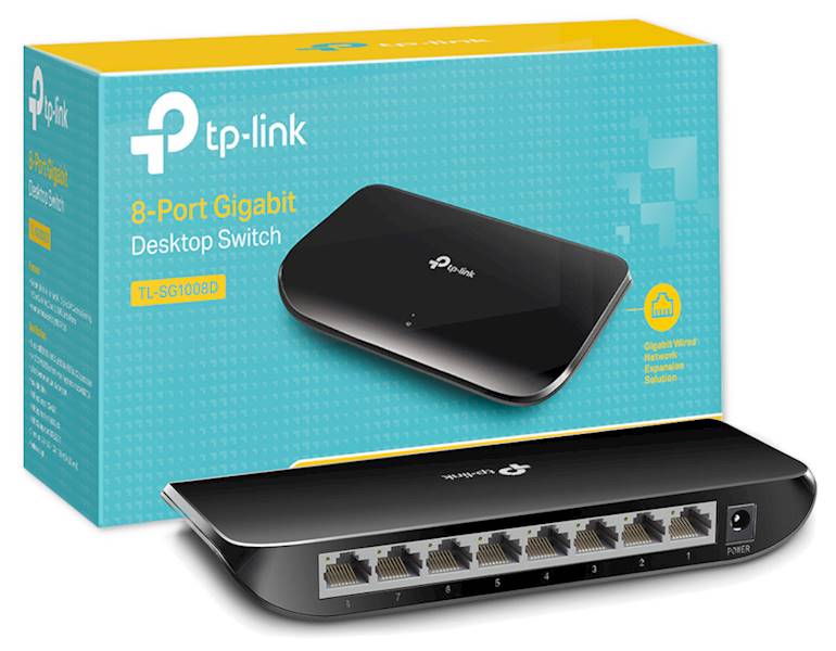 SWITCH TP-LINK SG1008D (8xLAN 1Gb/s)